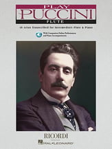 PLAY PUCCINI FLUTE/CD cover